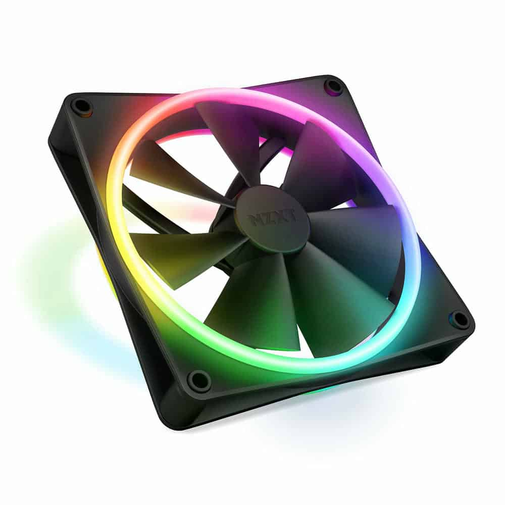 NZXT F140 RGB Duo 140mm PWM Single Fan Black